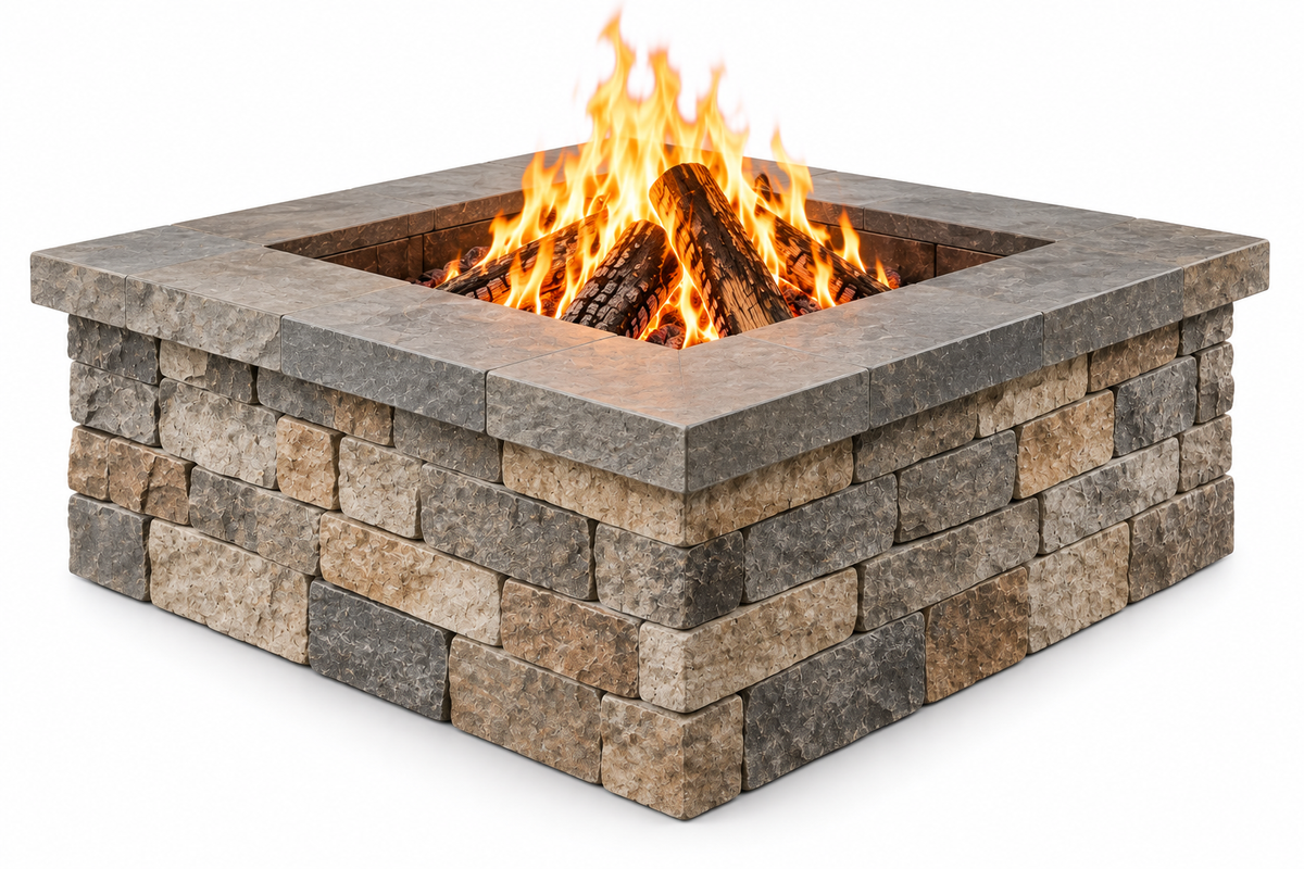Hearthstone 42" Square Wood-Burning Fire Pit