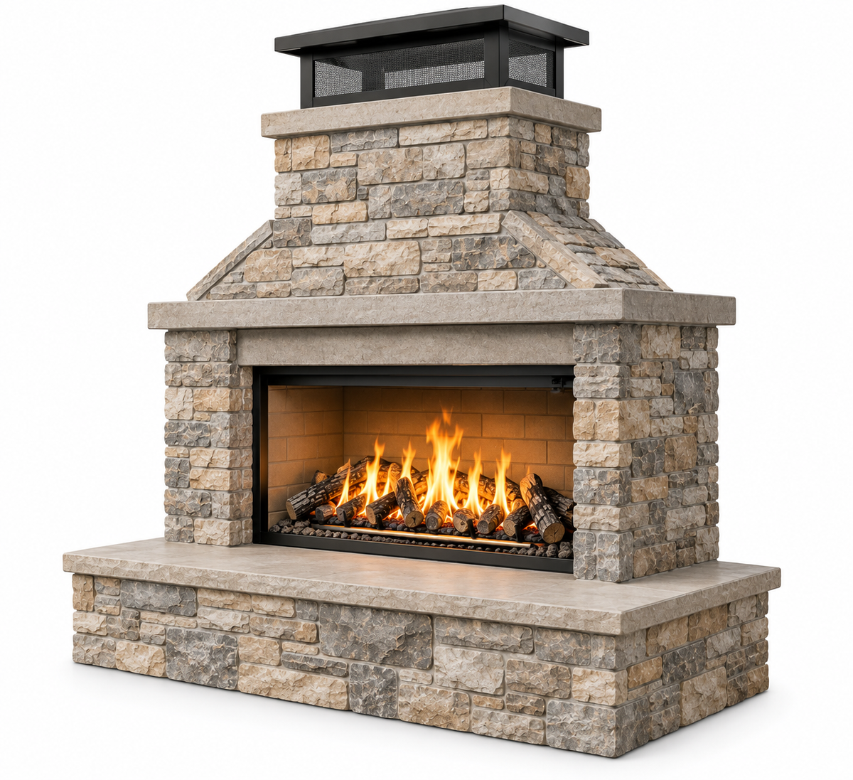 Stonehaven 42" Outdoor Gas Fireplace