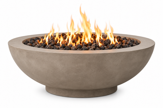 Solara 42" Sculpted Gas Fire Bowl