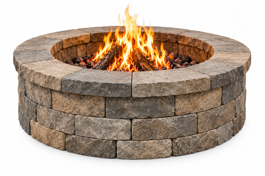 Stonehaven 44" Rustic Round Fire Pit